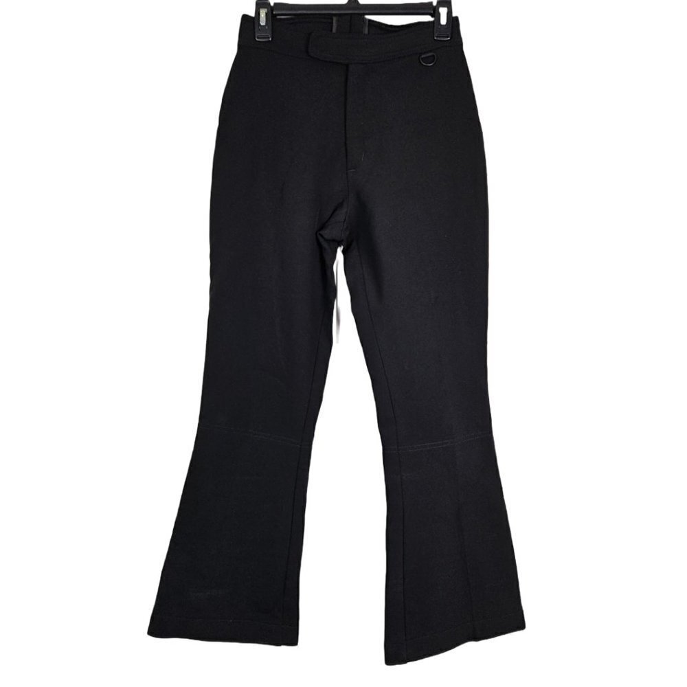 VTG Schoeller Black Stretch Boot Cut Ski Pant 8